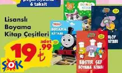 LİSANSLI BOYAMA KİTABI ÇEŞİTLERİ